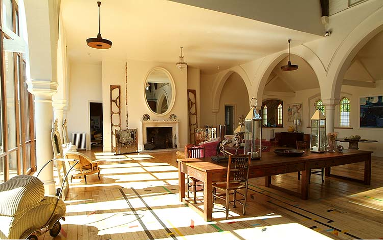 Fabulous Living Room In This Church Conversion Benefits | 13 church conversion projects worth praising Fabulous Living Room In This Church Conversion Benefits | 13 church conversion projects worth praising