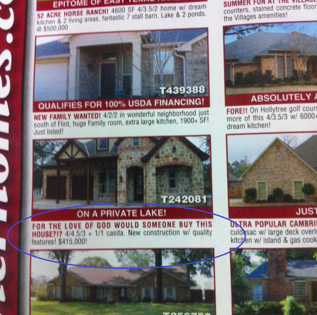 house advertisments
