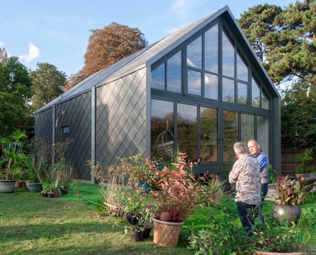 This three-story house will float during a flood