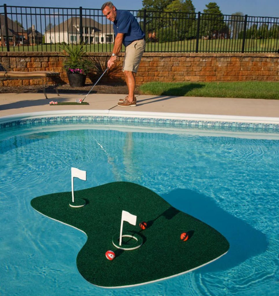 floating mini golf