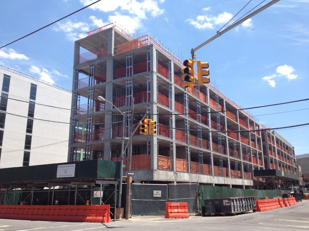 We have questions and construction shots for 261 North 9th Street in