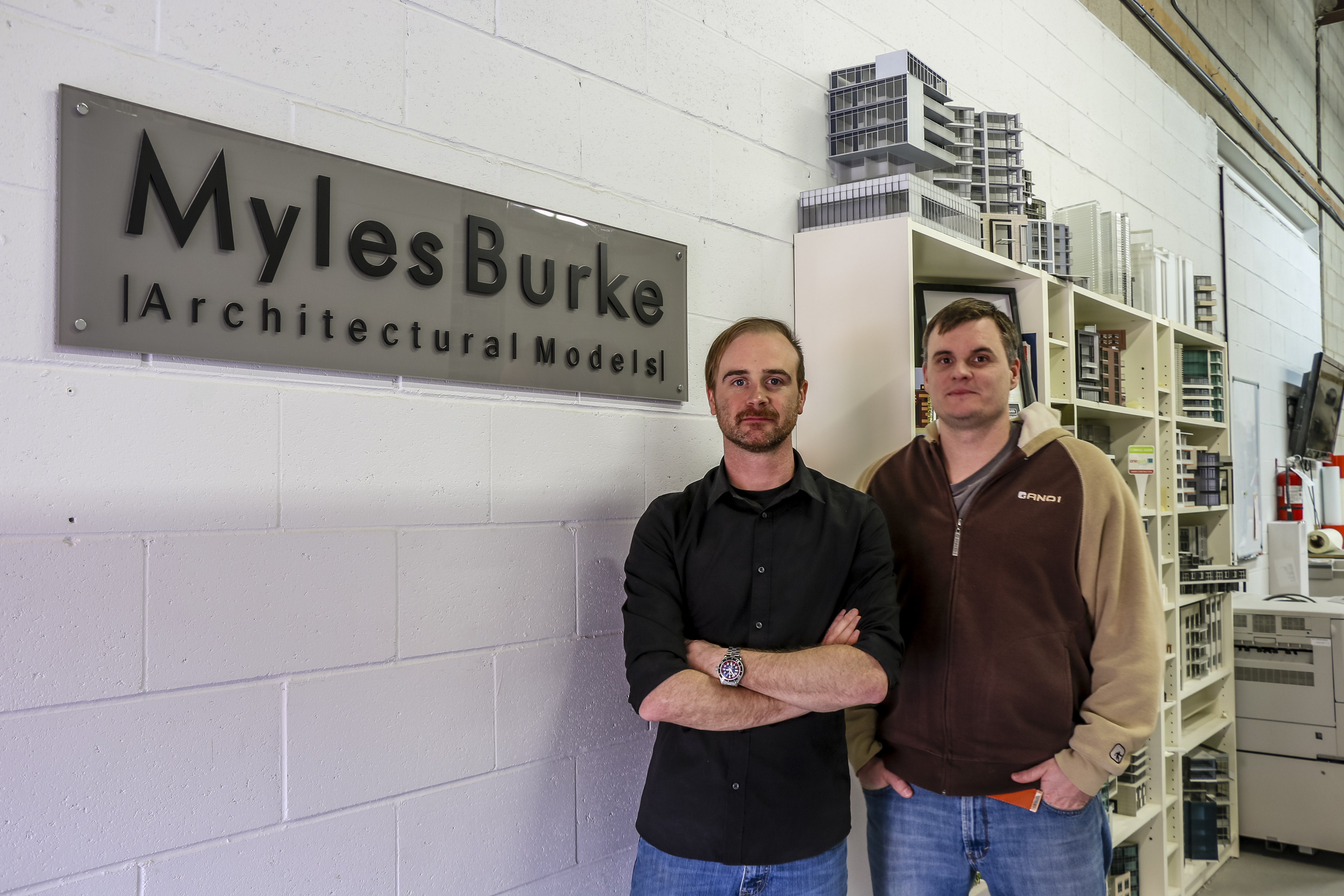 watch a tour through the studio of myles burke architectural models