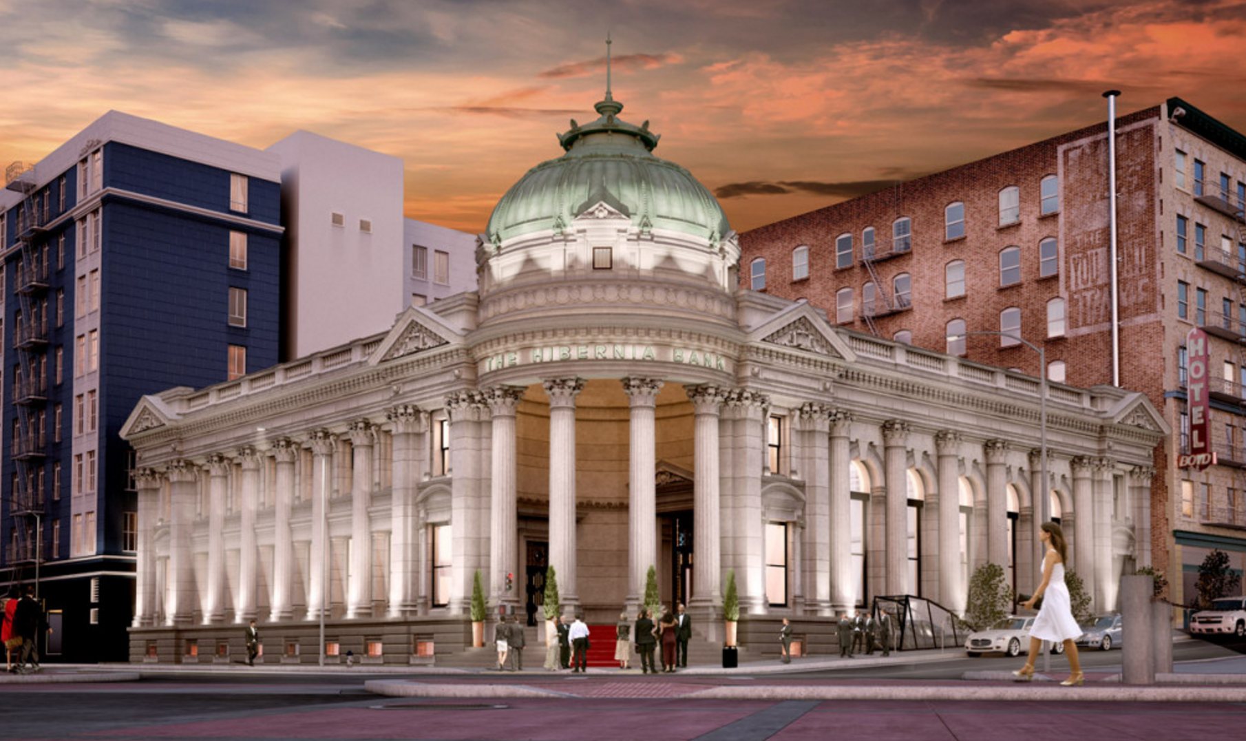 Hillary Clinton leads rally at San Francisco's newly renovated Hibernia