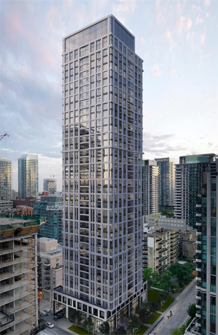 Construction at The Parker Apartments passes grade level in midtown