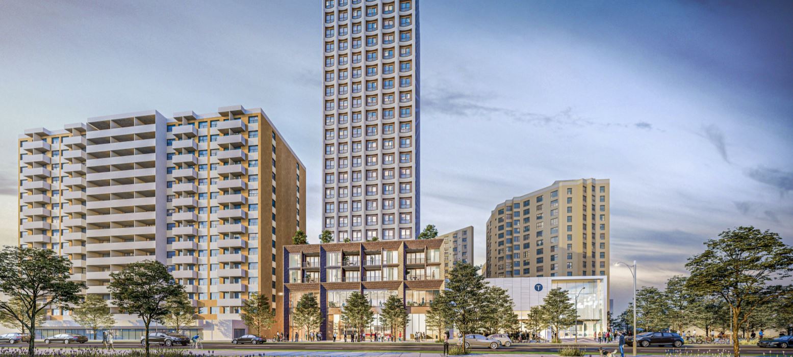 30storey highrise proposed for Dufferin and Eglinton Avenue West